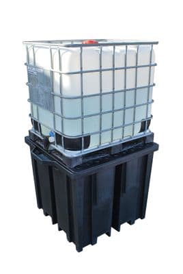 Recycled IBC Spill Pallet  Four Way Forklift Access  1150 Litre Sump (BB1FWR)