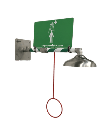 Safety Shower | Wall Mounted | Stainless Steel | WM1S