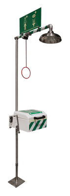 Stainless Indoor Combination Safety Shower - FS1-EB1