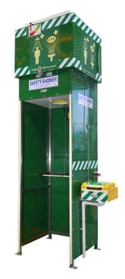 Tank-Fed Safety Shower & Eyebath | Self-Contained Unit |  350L Tank | All Climates | TS350-EB