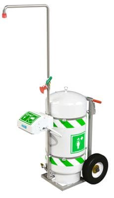 Unheated Mobile Safety Shower with Eye/Face Wash - STD-40K/45G