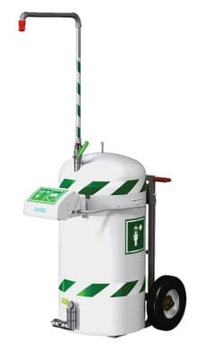 Unheated Mobile Safety Shower with Eye/Face Wash - STD-J-40K/45G