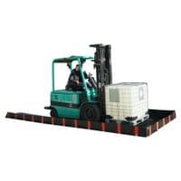 Vehicle and Equipment Bund 250 x 600 x 25cm for 32 x Drums / 8 x IBC 3750ltr Sump - EB6