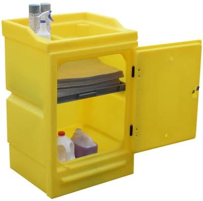 Work Station with Lockable Tray & Removable Tray - PWSD