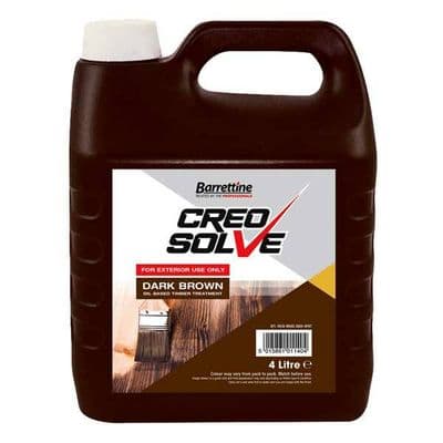 Barrattine Creosolve 4L dark brown