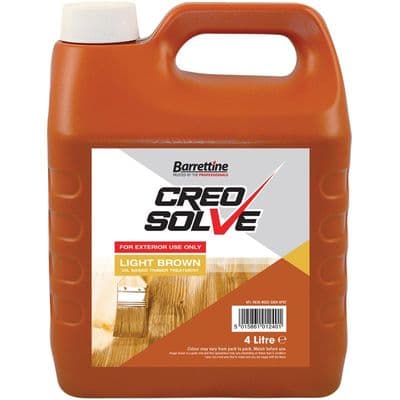 Barrattine Creosolve 4L light brown