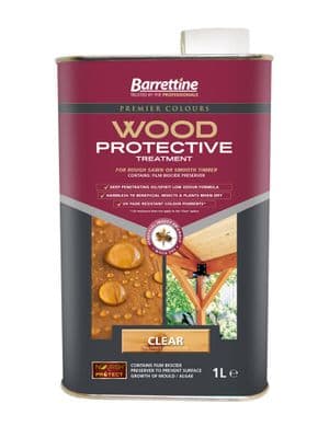 Barrettine wood protector clear 1L
