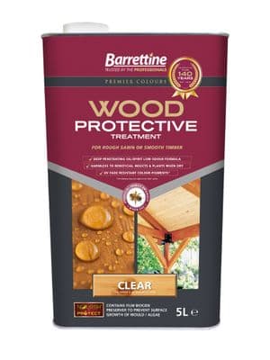 Barrettine wood protector clear 5L