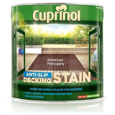 Cuprinol 2.5L American Mahogany decking stain