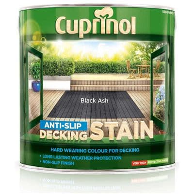 Cuprinol 2.5L Black Ash decking stain