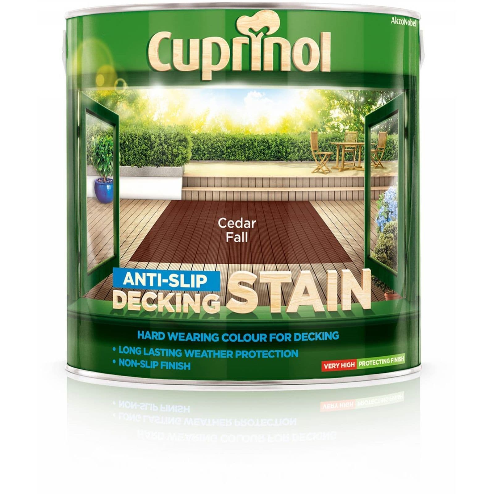Cuprinol 2 5L Cedar Fall decking stain
