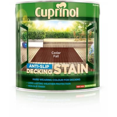 Cuprinol 2.5L Cedar Fall decking stain