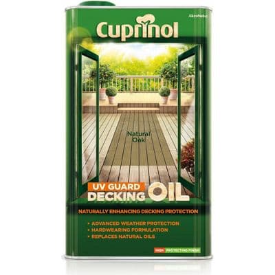 Cuprinol 5L Natural Oak decking oil