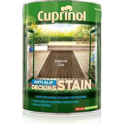 Cuprinol 5L Natural Oak decking stain