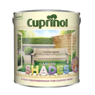 Cuprinol garden shades Country Cream 2.5L