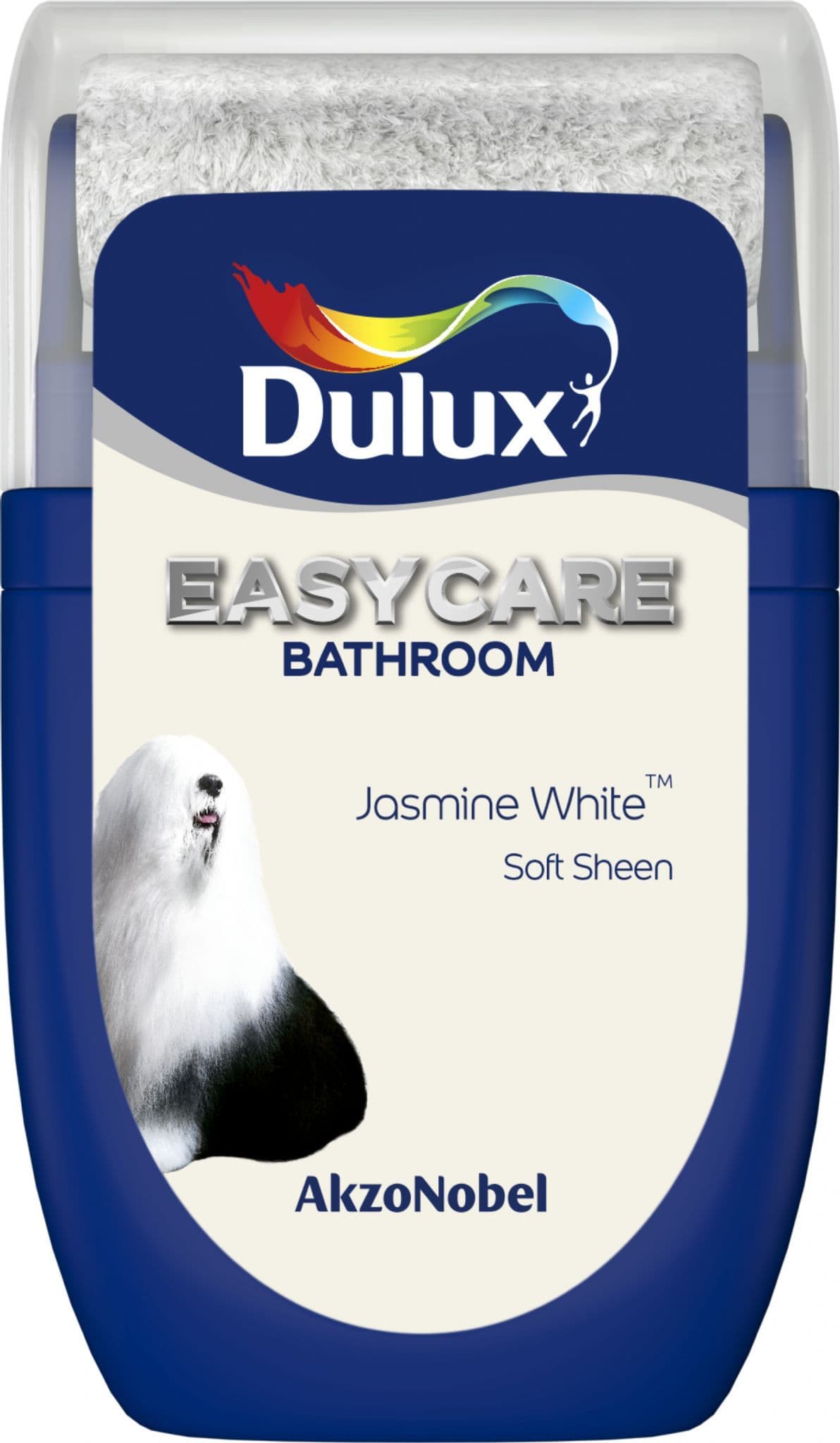 Dulux Jasmine White Bathroom Tester