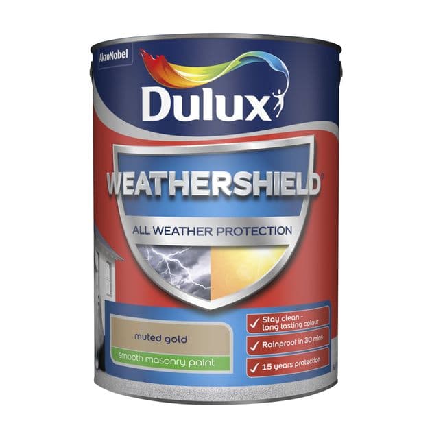 Dulux Weathershield Muted Gold 5L