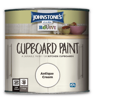 Johnstone's Antique Cream Cupboard paint 750ml