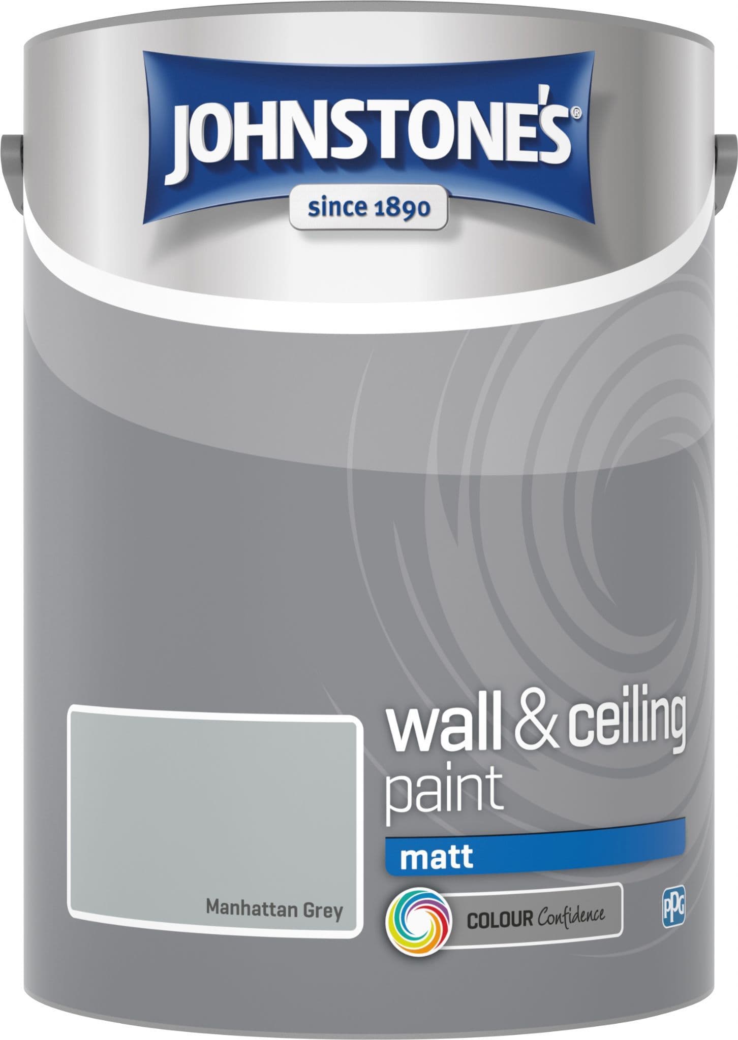 Johnstone s Manhattan Grey Matt Emulsion 5L