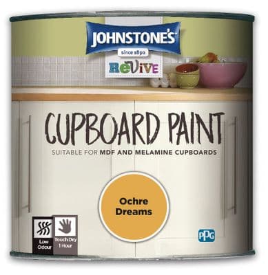 Johnstone's Ochre Dreams Cupboard paint 750ml