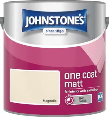 Johnstone's One Coat Matt Magnolia 2.5L