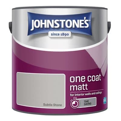 Johnstone's One Coat Matt Subtle Stone 2.5L