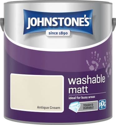 Johnstone's Washable Matt Antique Cream 2.5L