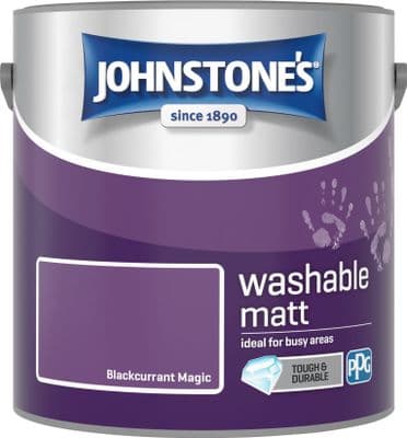 Johnstone's Washable Matt Blackcurrant Magic 2.5L