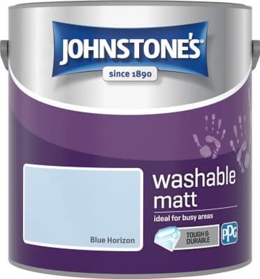 Johnstone's Washable Matt Blue Horizon 2.5L