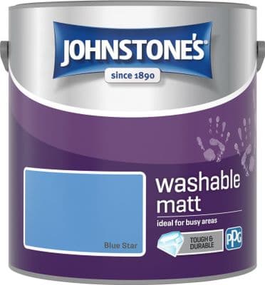 Johnstone's Washable Matt Blue Star 2.5L