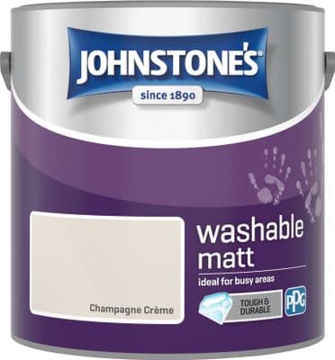 Johnstone's Washable Matt Champagne Creme 2.5L