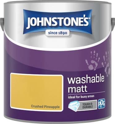 Johnstone's Washable Matt Crushed Pineapple 2.5L