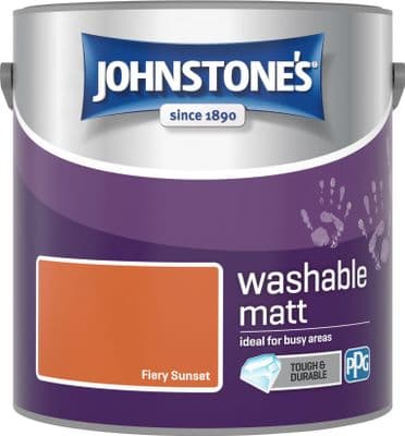 Johnstone's Washable Matt Fiery Sunset 2.5L