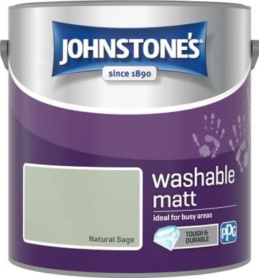 Johnstone's Washable Matt Natural Sage 2.5L