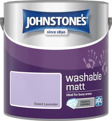 Johnstone's Washable Matt Sweet Lavender 2.5L