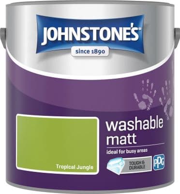 Johnstone's Washable Matt Tropical Jungle 2.5L