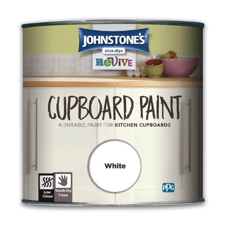 Johnstone s White Cupboard paint 750ml