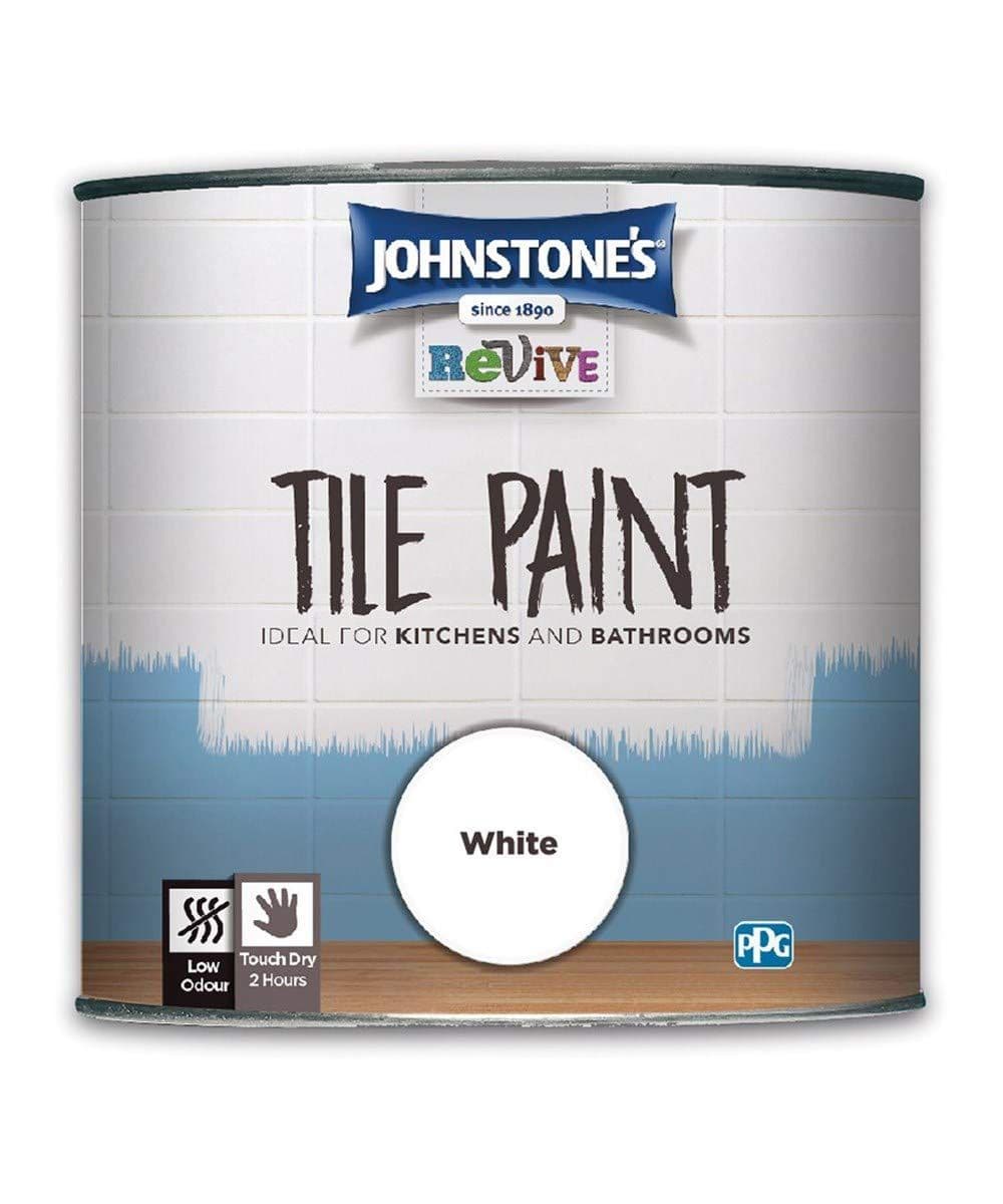 Johnstone s White tile paint 750ml