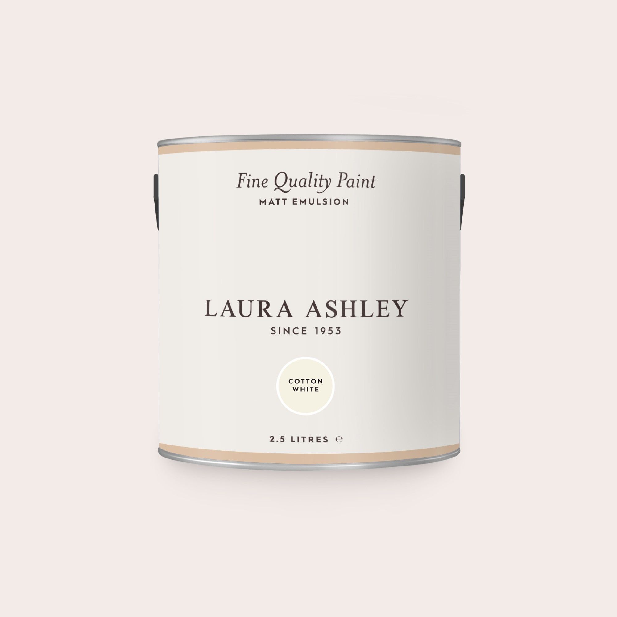 Laura Ashley Matt Emulsion - Cotton White 2.5 Litres