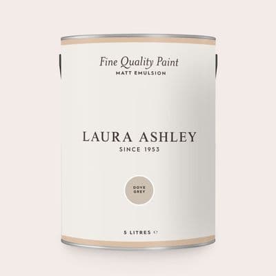 Laura Ashley Matt Emulsion - Dove Grey 5 Litres