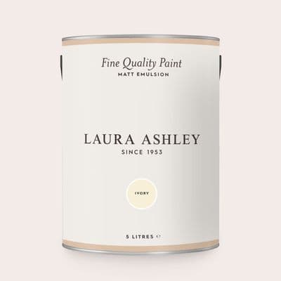Laura Ashley Matt Emulsion - Ivory 5 Litres