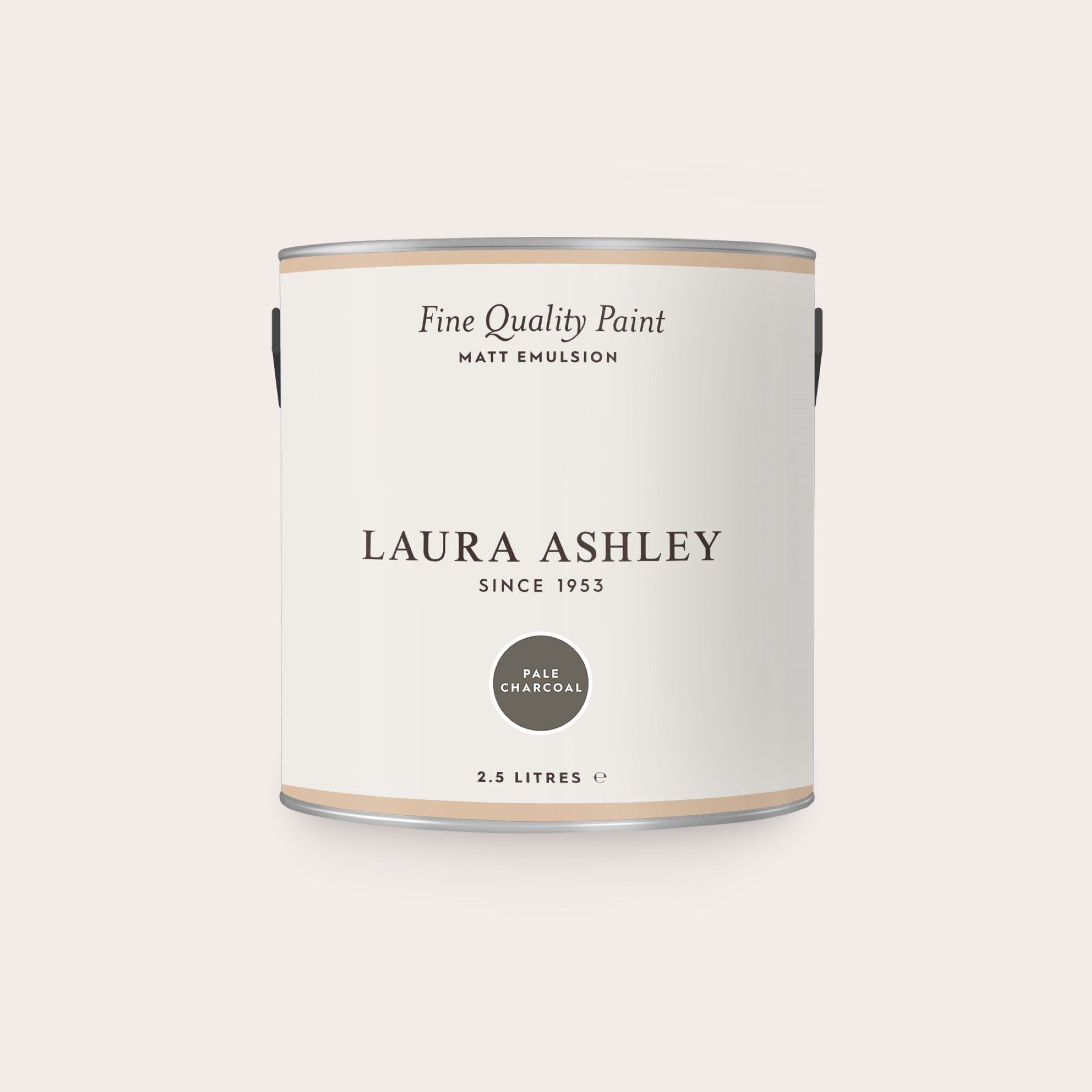 Laura Ashley Matt Emulsion - Pale Charcoal 2.5 Litres