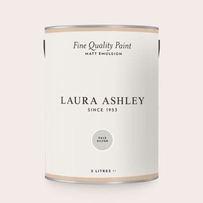 Laura Ashley Matt Emulsion - Pale Silver 5 Litres
