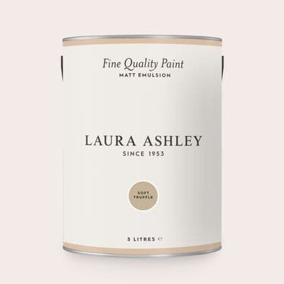 Laura Ashley Matt Emulsion - Soft Truffle 5 Litres