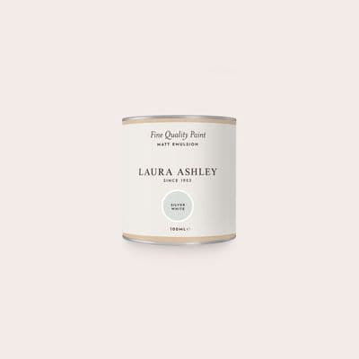 Laura Ashley Sample Pot - Silver White 100ml