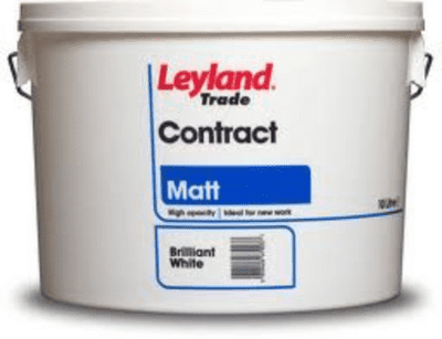 Leyland Trade 10L Contract Matt Emulsion (White or Magnolia)