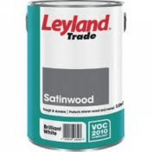 Leyland trade brilliant white satinwood 750ml