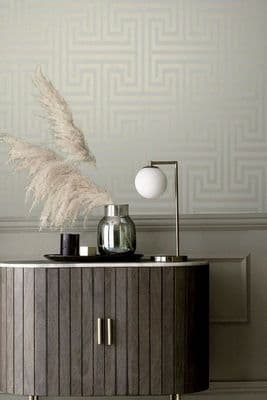 Next Metallic Greek Key Neutral