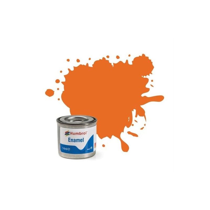 No 18 Orange Gloss Enamel 14ml