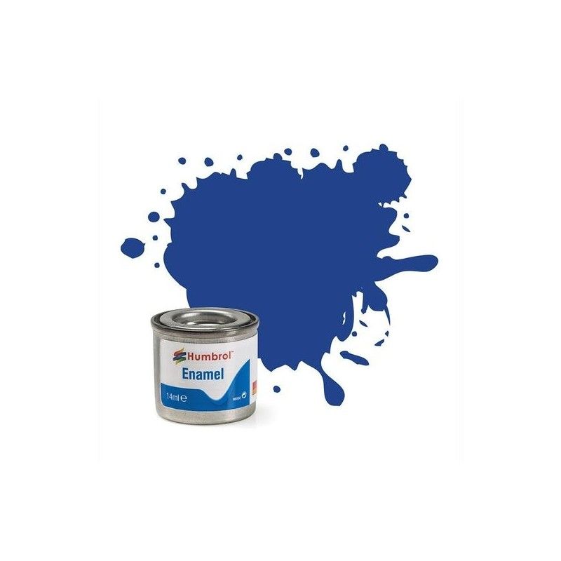 No 25 Blue Matt Enamel 14ml